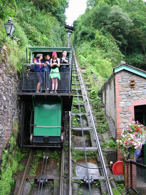 [Photo of the Cliff Railway]