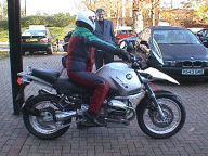[Photo of Kate's R1150GS]