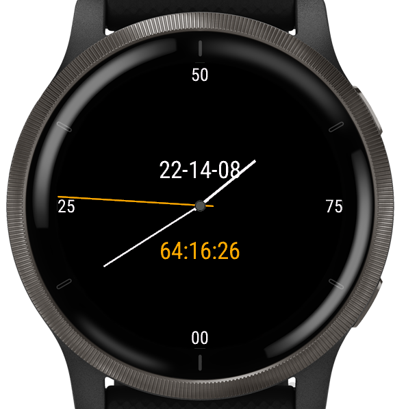 Decimal Time watch face