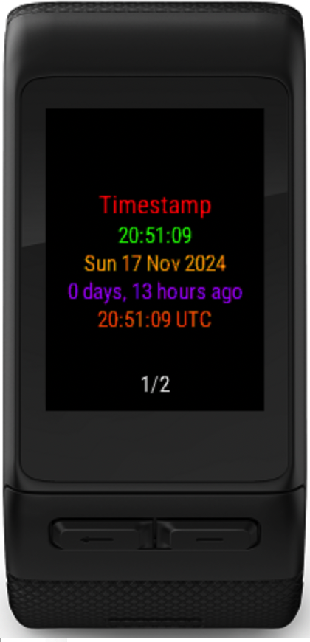 Timestamp view